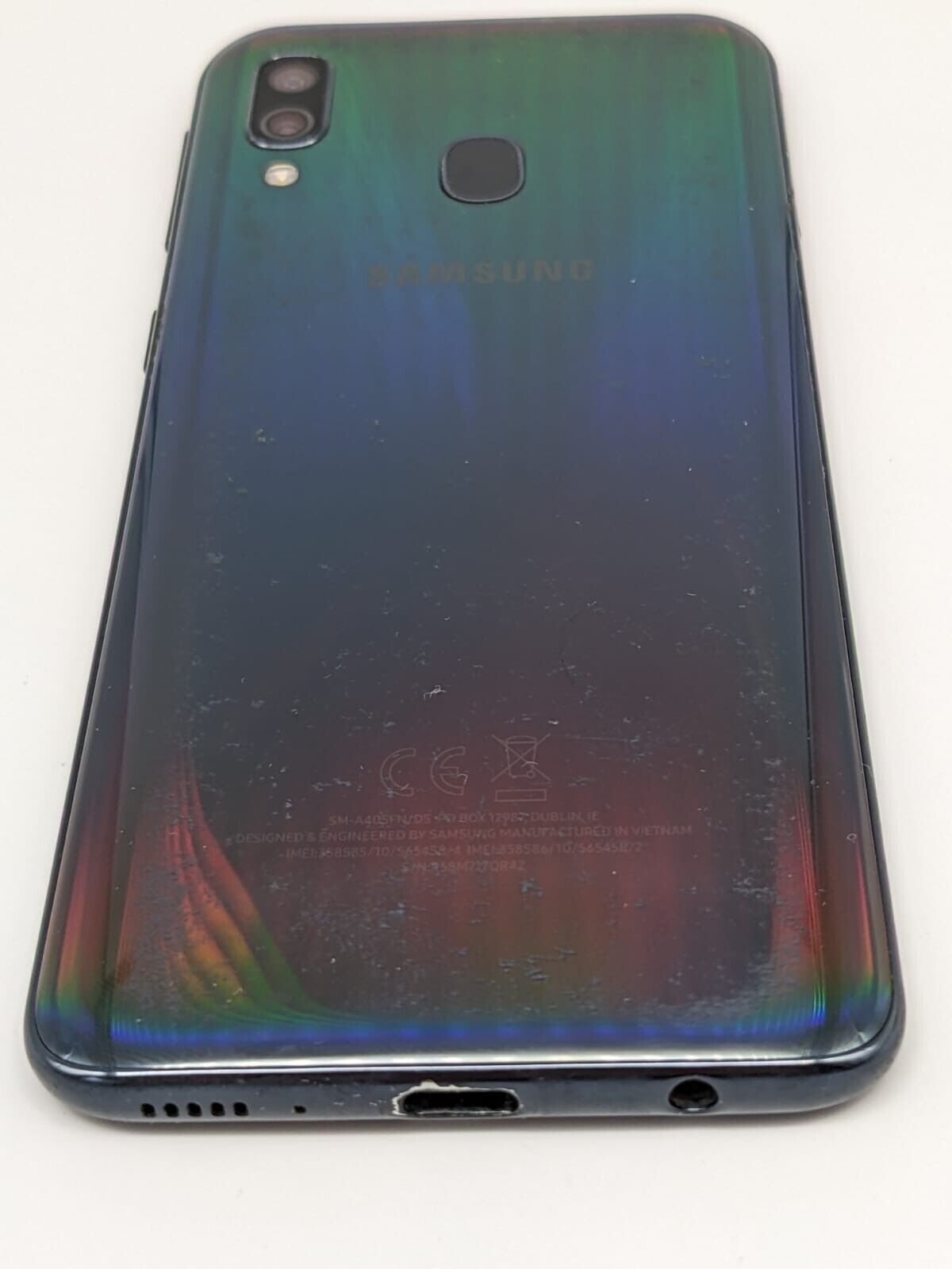 Samsung Galaxy A40 Dual SIM Schwarz | TEILDEFEKT | OHNE SIMLOCK