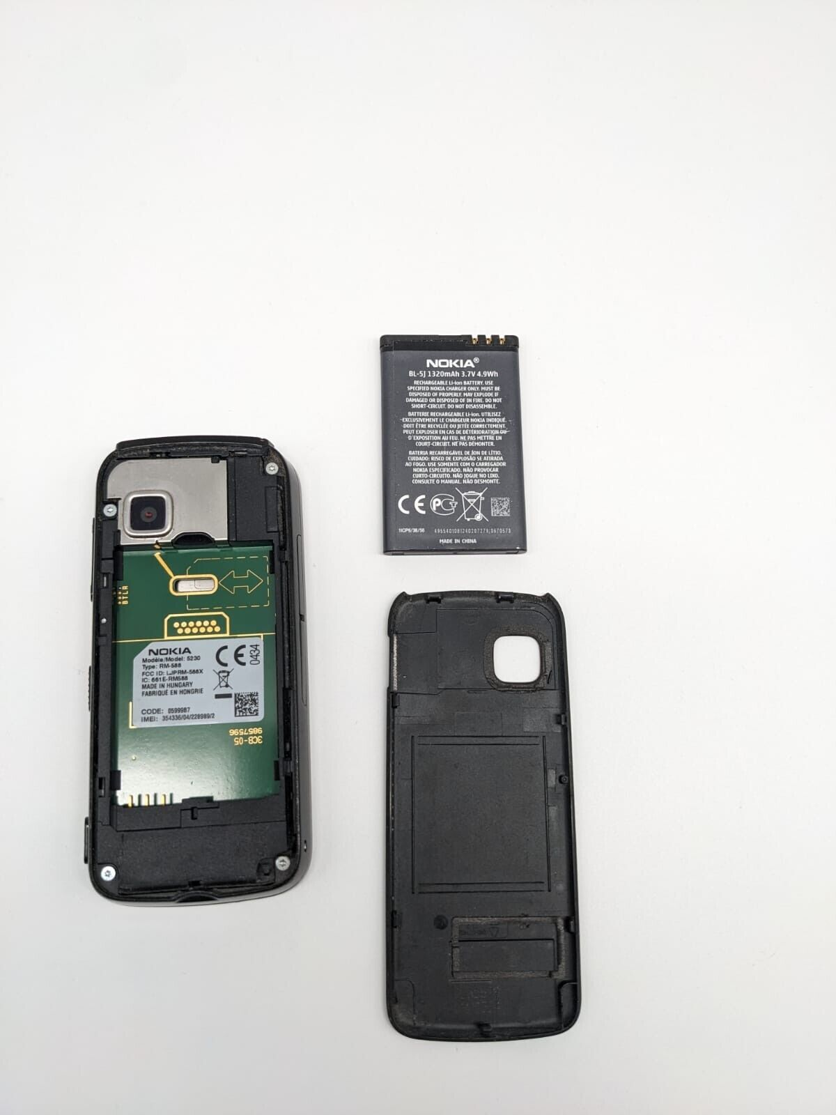 Nokia 5230 Smartphone Handy Vintage LÄDT/STARTET NICHT S0058