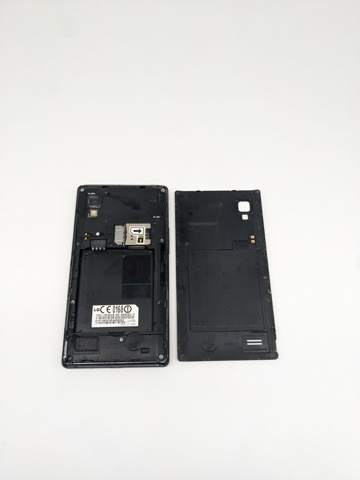 LG Optimus L9 P760 Schwarz Smartphone | OHNE AKKU | LÄDT/STARTET NICHT