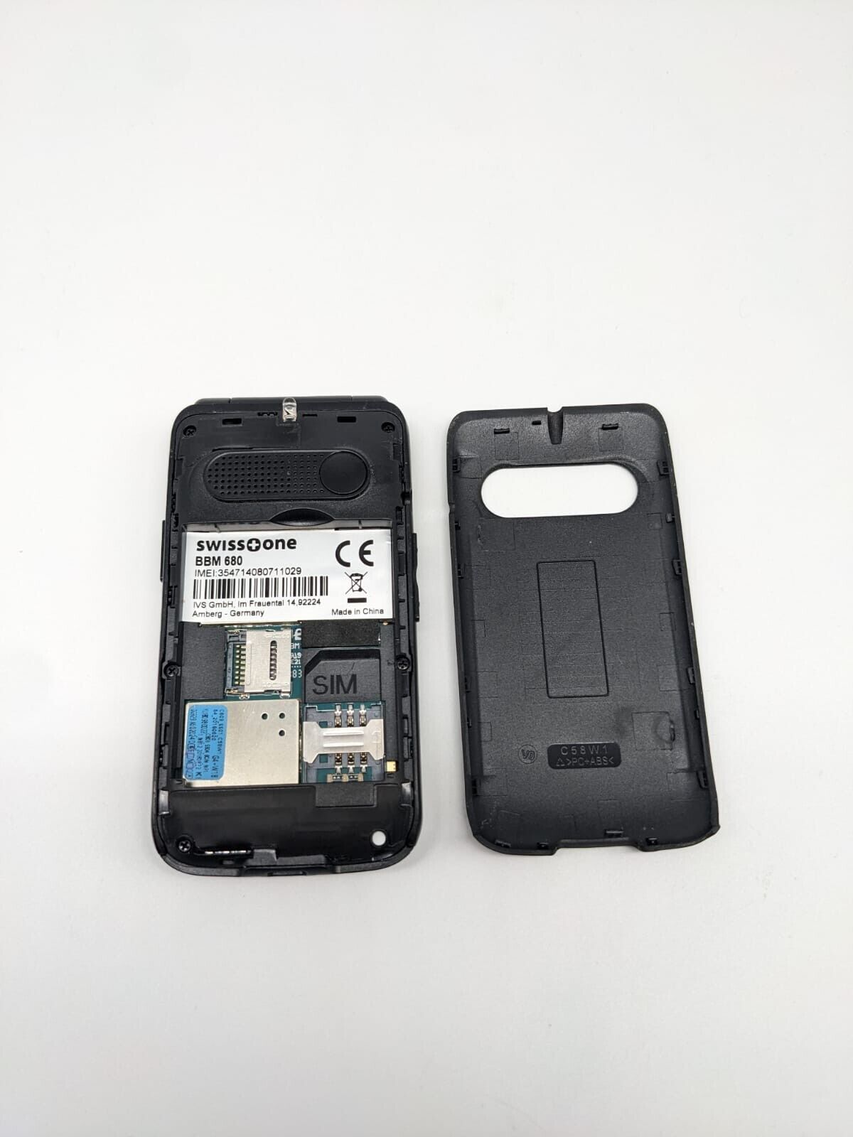 Swisstone BBM 680 Schwarz Seniorentelefon | OHNE AKKU | UNGETESTET | TOP DISPLAY