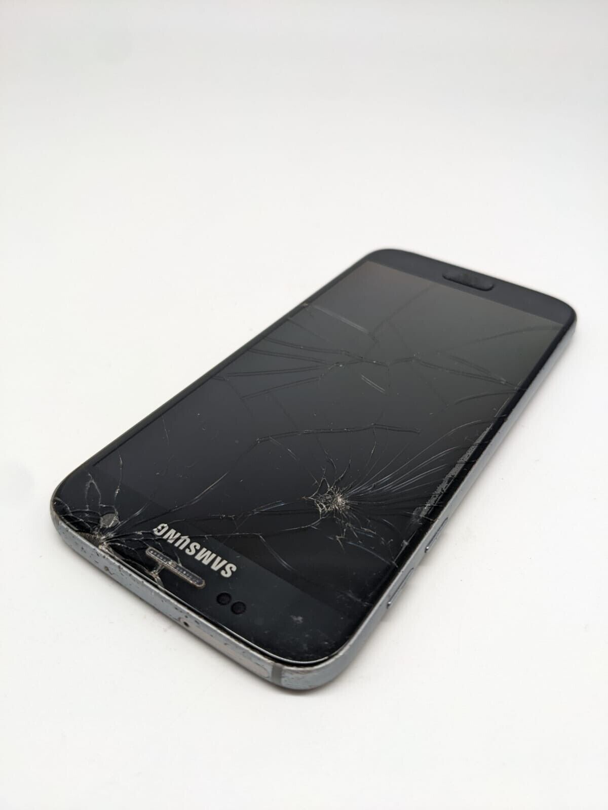 Samsung Galaxy S6 SM-G920F Schwarz Smartphone Ersatzteile Bastler Teilespender