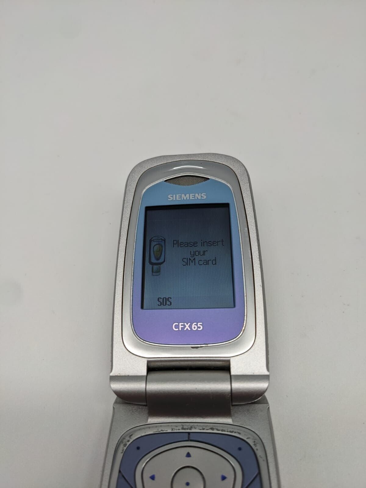 Siemens CFX65 Blau Klapphandy Retro Vintage | VOLL FUNKTIONSFÄHIG