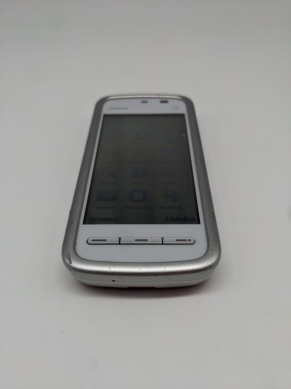 Nokia 5230 Weiß Rosa Handy Touch Smartphone | OHNE SIMLOCK