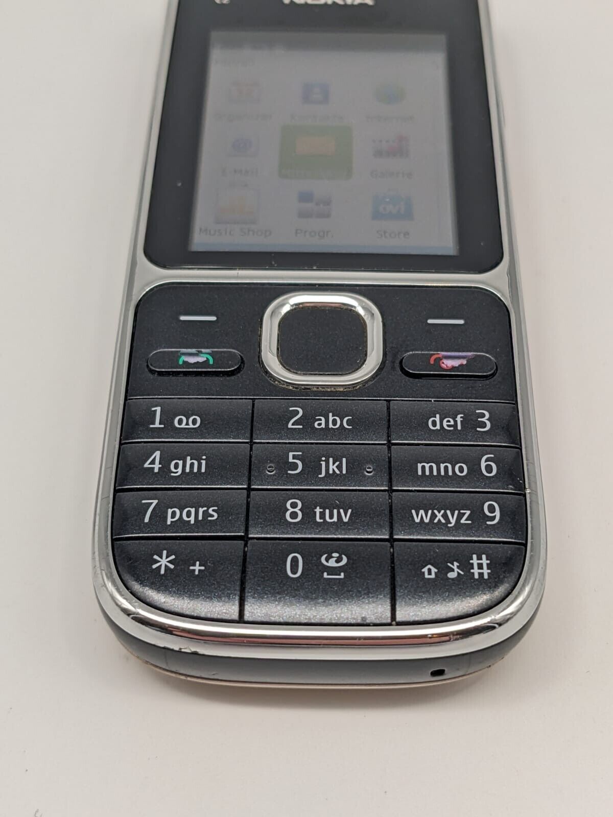 NOKIA C2-01 RM-721 Schwarz Silber Handy | OHNE SIMLOCK