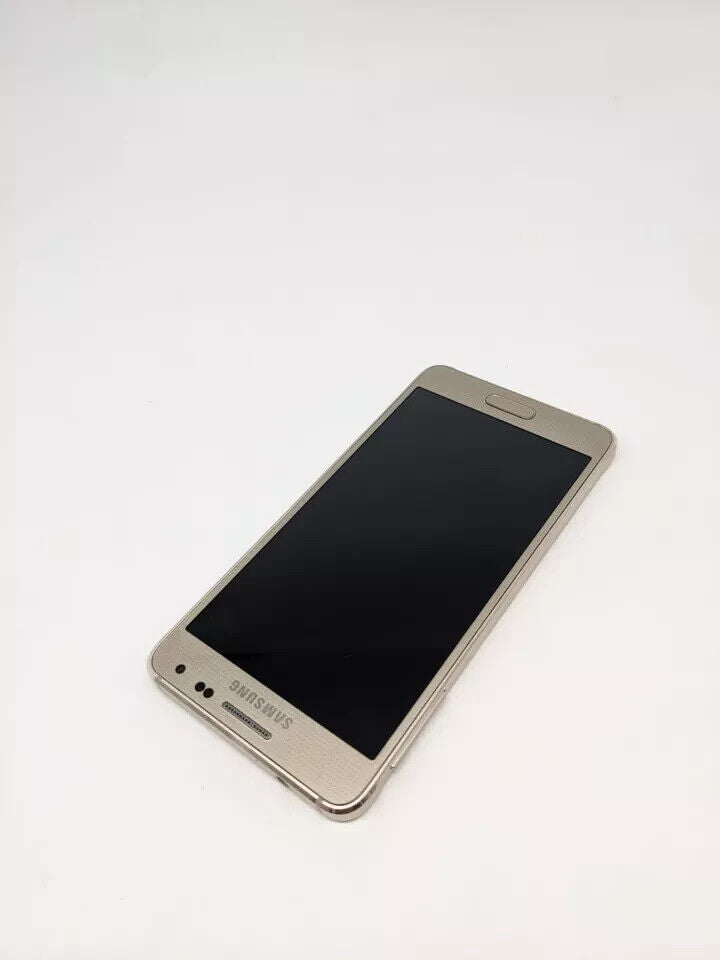 Samsung Galaxy Alpha SM-G850F Gold Smartphone | TOP DISPLAY | UNGETESTET