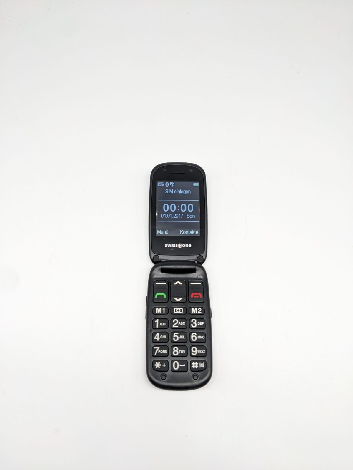 SWISSTONE BBM 625 Seniorenhandy, Silber Klapphandy | OHNE SIMLOCK | OHNE AKKU