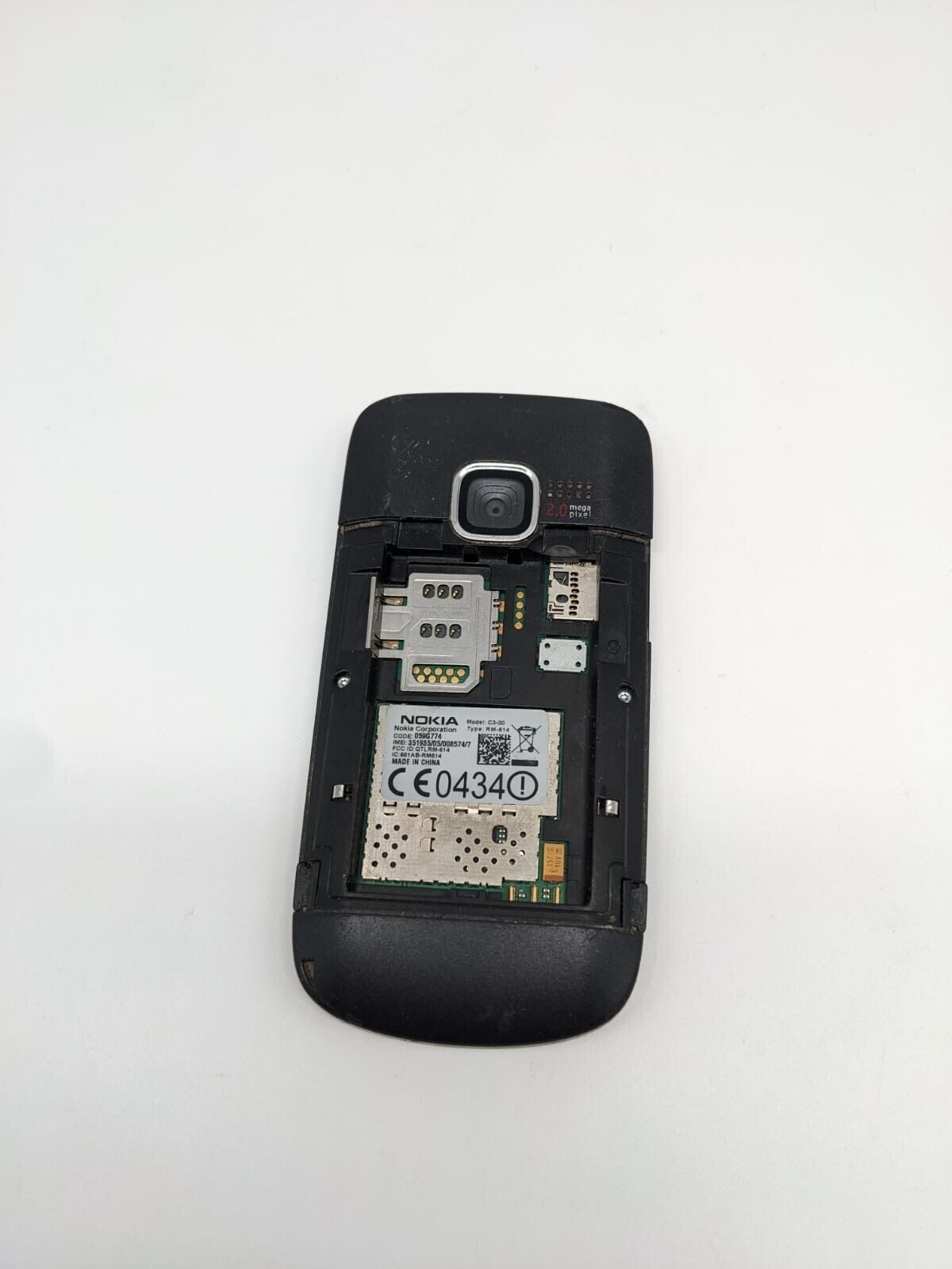 Nokia C3-00 RM-614 Schwarz Handy | OHNE AKKU | OHNE SIMLOCK