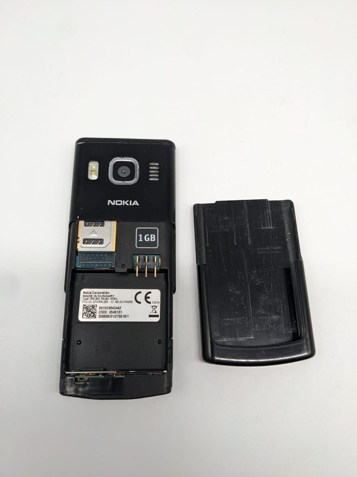 Nokia 6500c Classic Schwarz | OHNE AKKU | DEFEKT