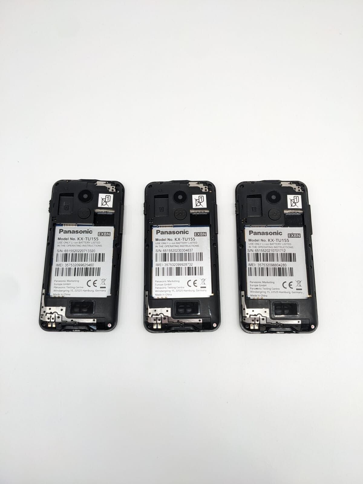 Panasonic KX-TU155 Schwarz Seniorentelefon | OHNE AKKU | SIMSLOT DEFEKT