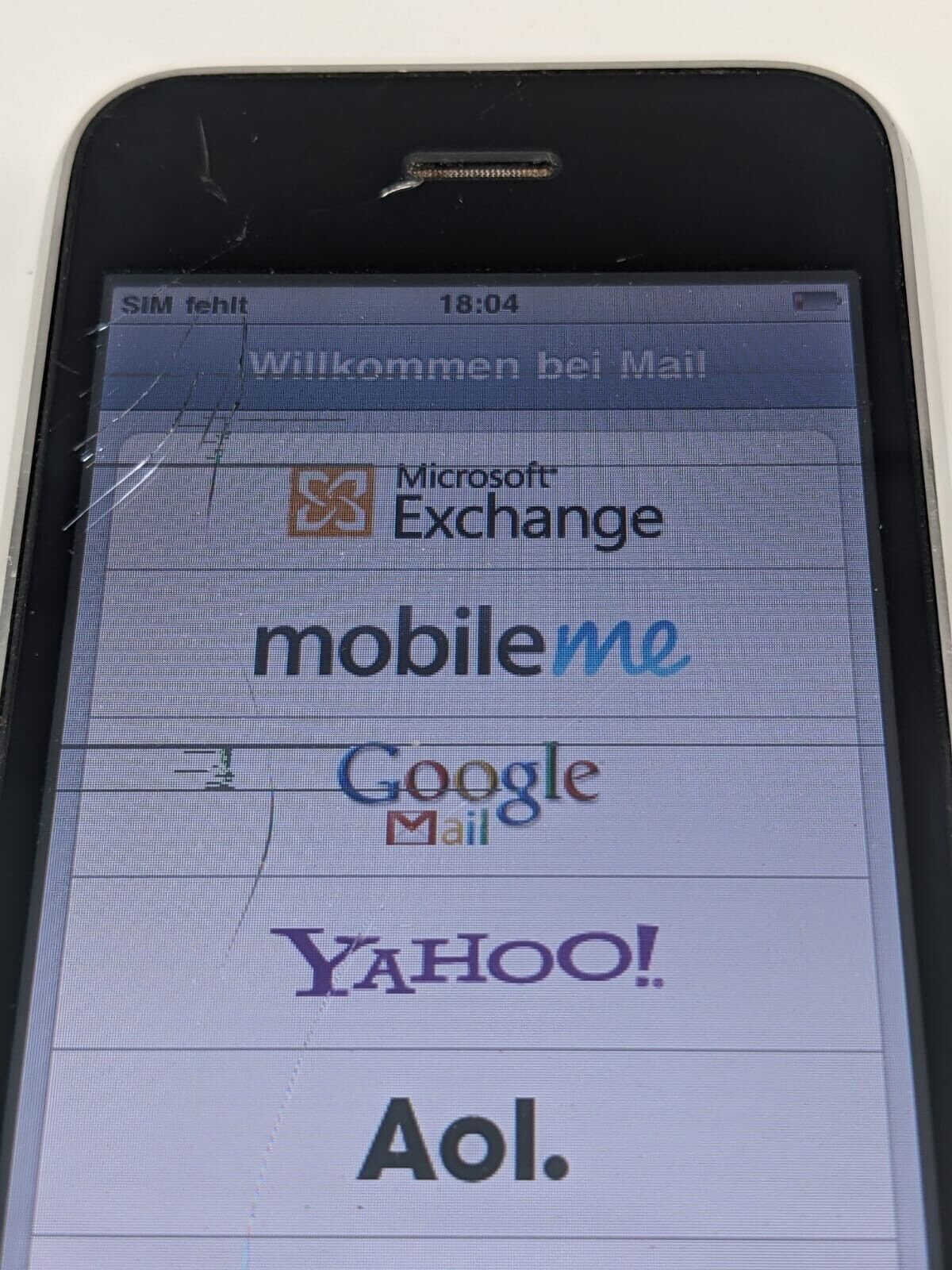 Apple iPhone 3G 16GB A1241 Schwarz Smartphone | HOMEBUTTON DEFEKT