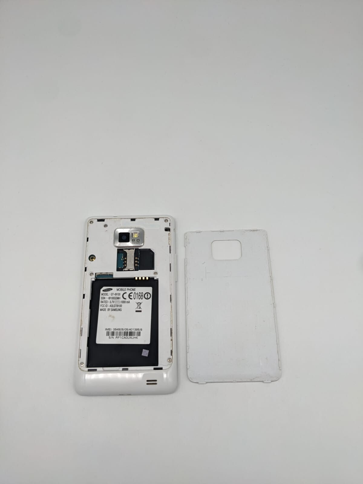 Samsung Galaxy S2 SII GT-I9100 Weiß | OHNE AKKU | OHNE SIMLOCK