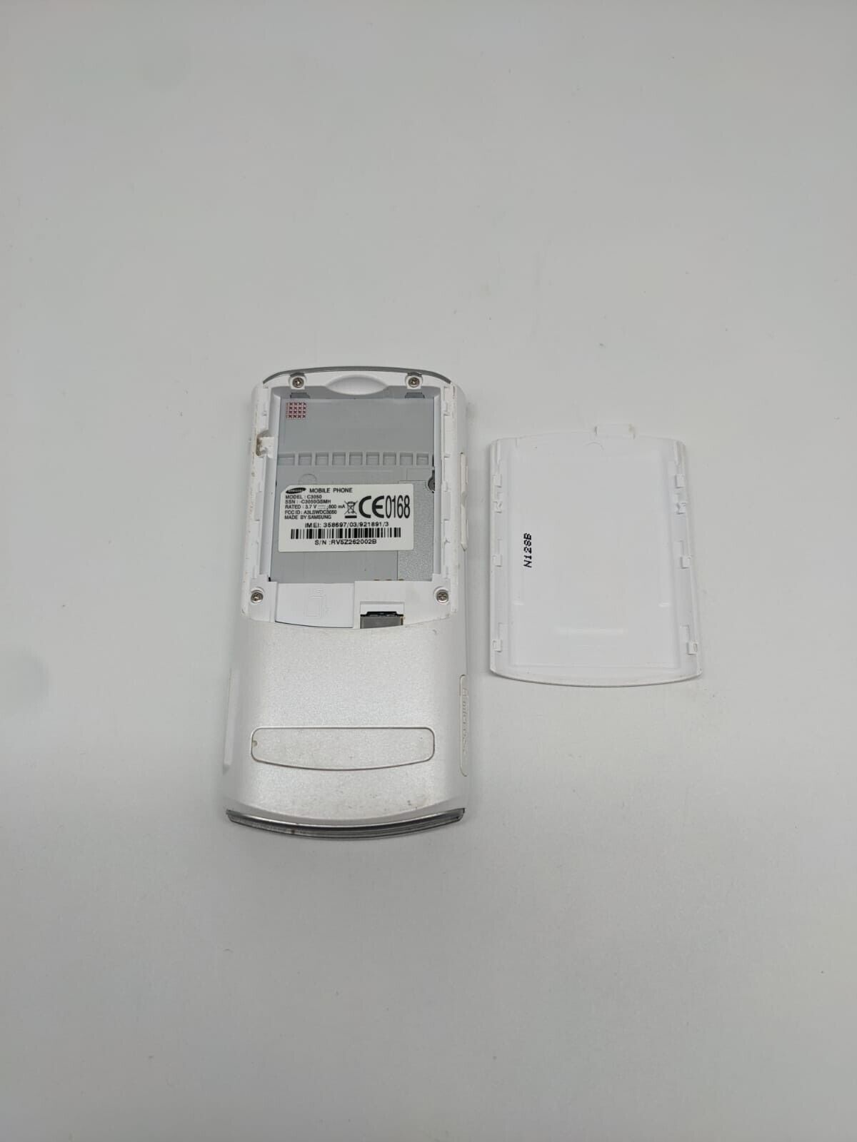 Samsung C3050 Handy Weiß | OHNE AKKU | UNGETESTET