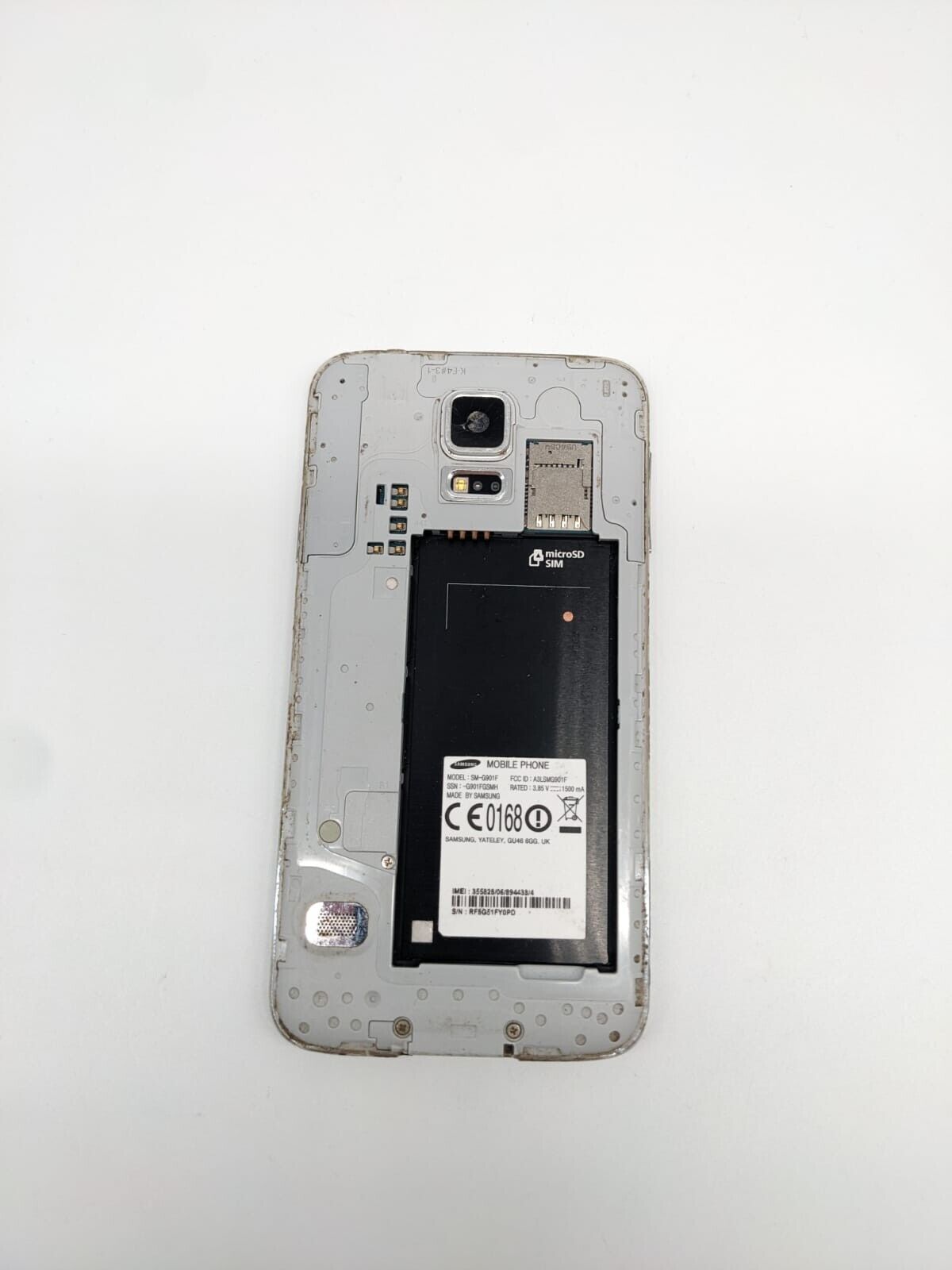 Samsung Galaxy S5 SM-G901F Blau | OHNE AKKU | TOP DISPLAY | BOOTLOOP