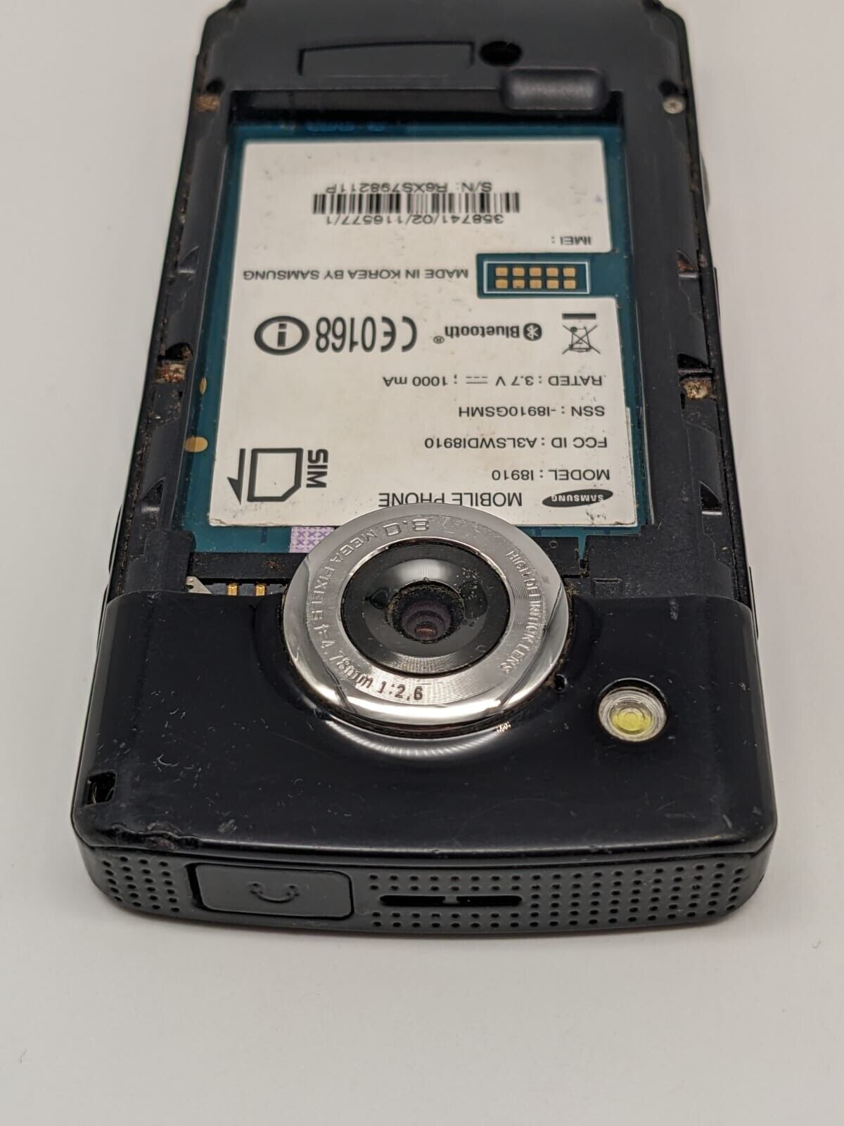 Samsung Omnia HD I8910 Schwarz | OHNE AKKU | UNGETESTET