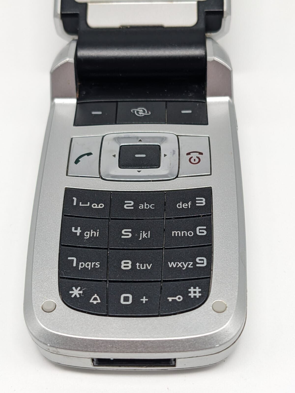 Siemens CF75 Klapphandy Schwarz Silber | OHNE AKKU | OHNE SIMLOCK | FUNKTIONIERT