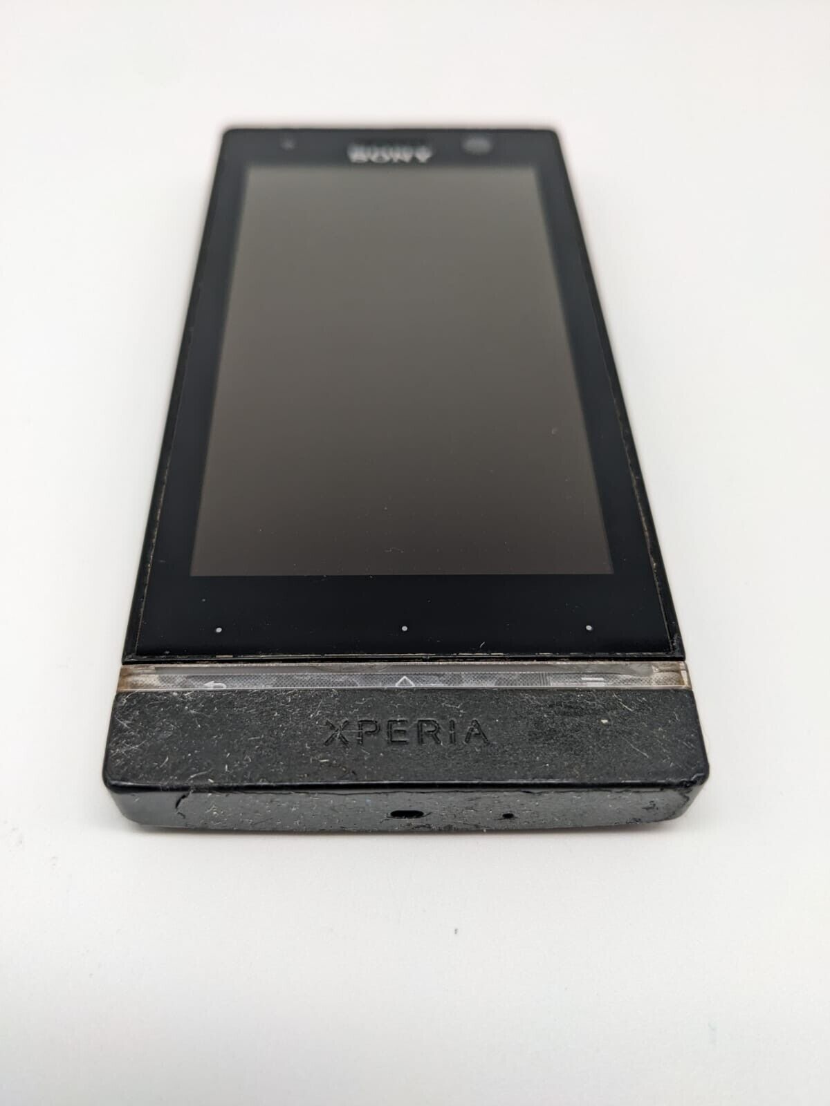 SONY Xperia U ST25i Schwarz Smartphone OHNE AKKU UNGETESTET