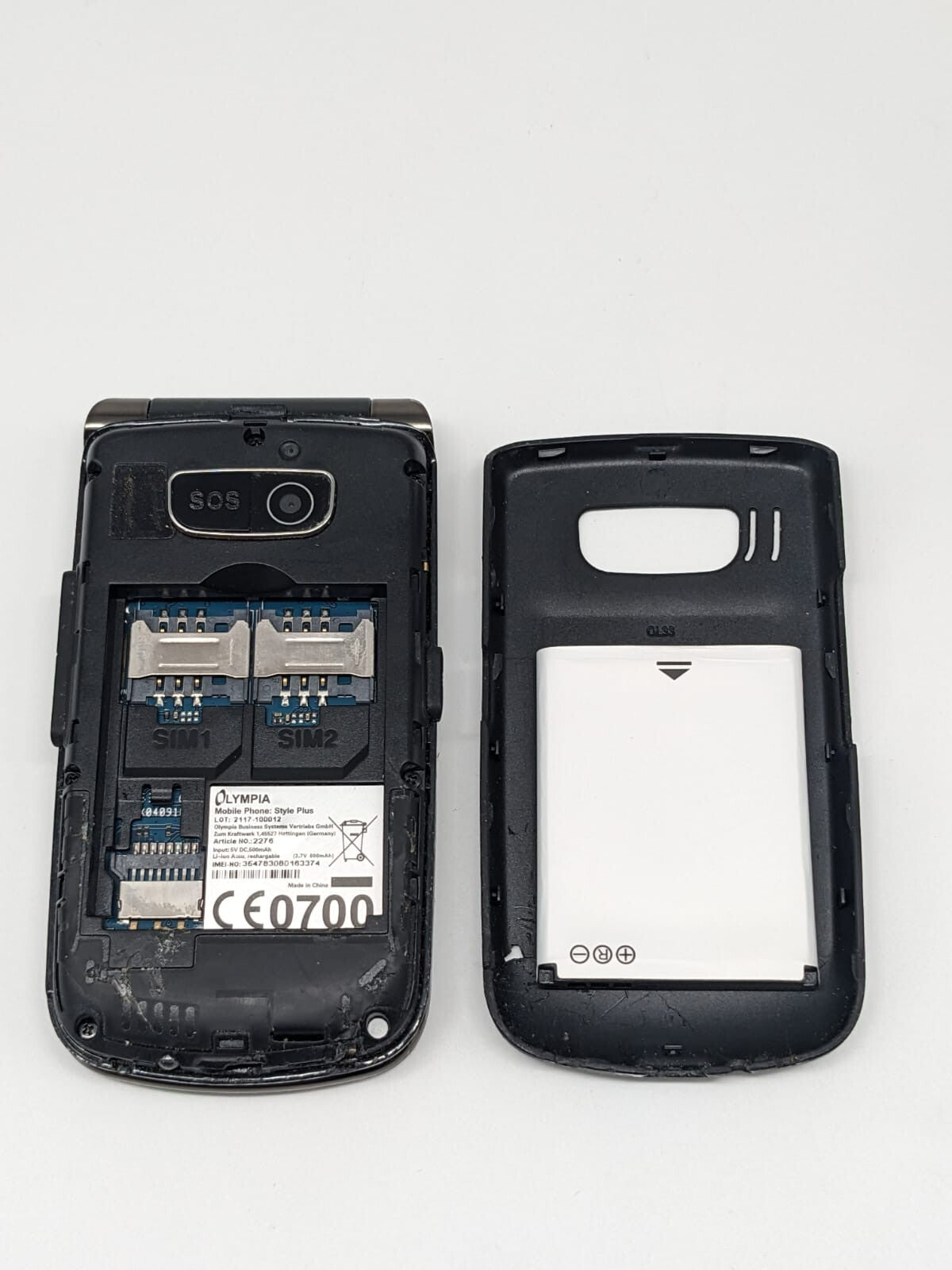 OLYMPIA Style Plus Seniorenhandy | OHNE SIMLOCK | USB-ANSCHLUSS-DEFEKT