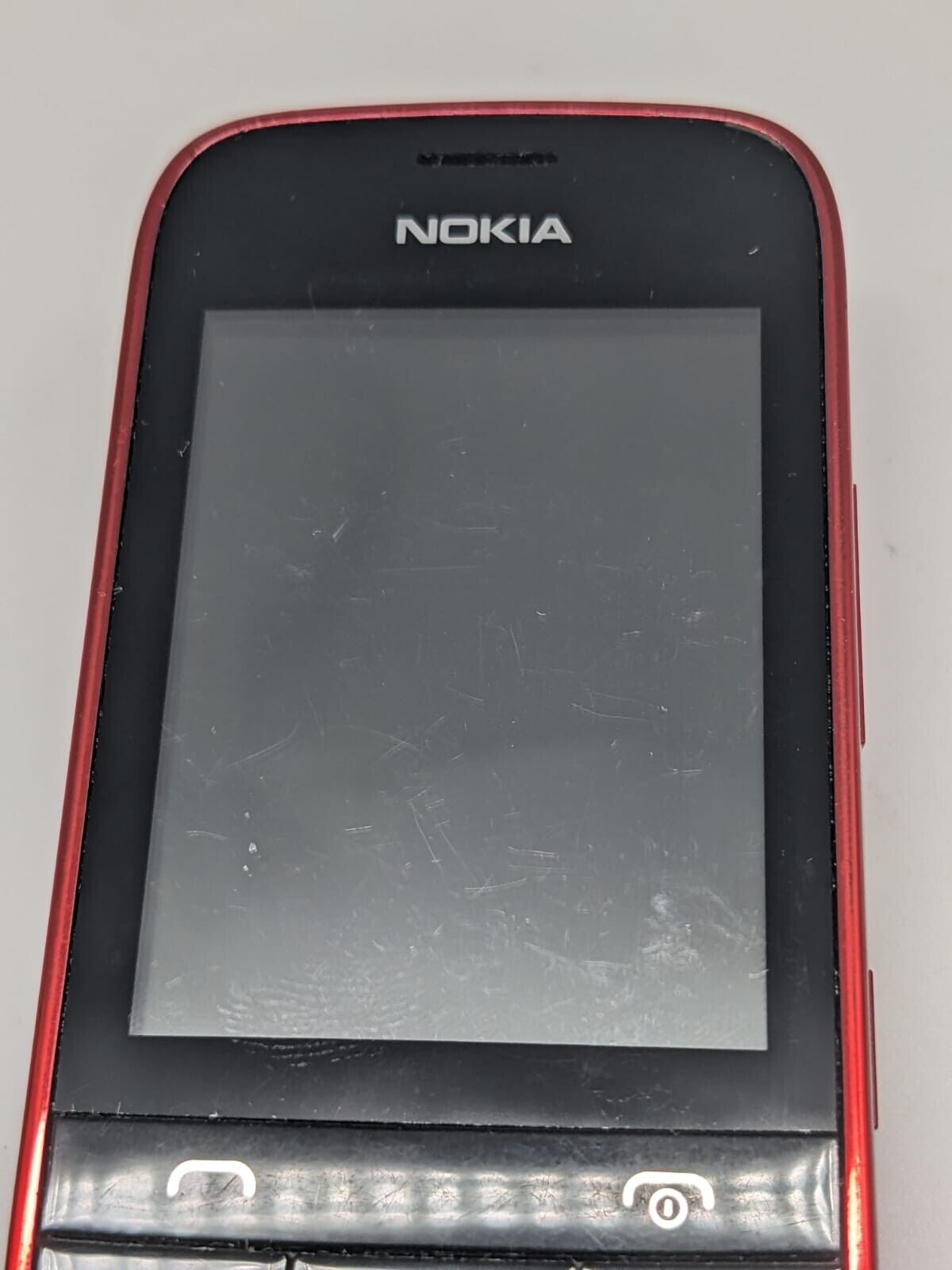 Nokia Asha 203 Rot | VOLL FUNKTIONSFÄHIG | OHNE SIMLOCK
