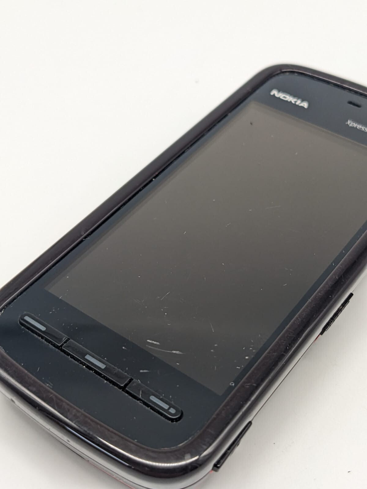 Nokia Xpress Music 5800d Schwarz Rot Handy | OHNE SIMLOCK