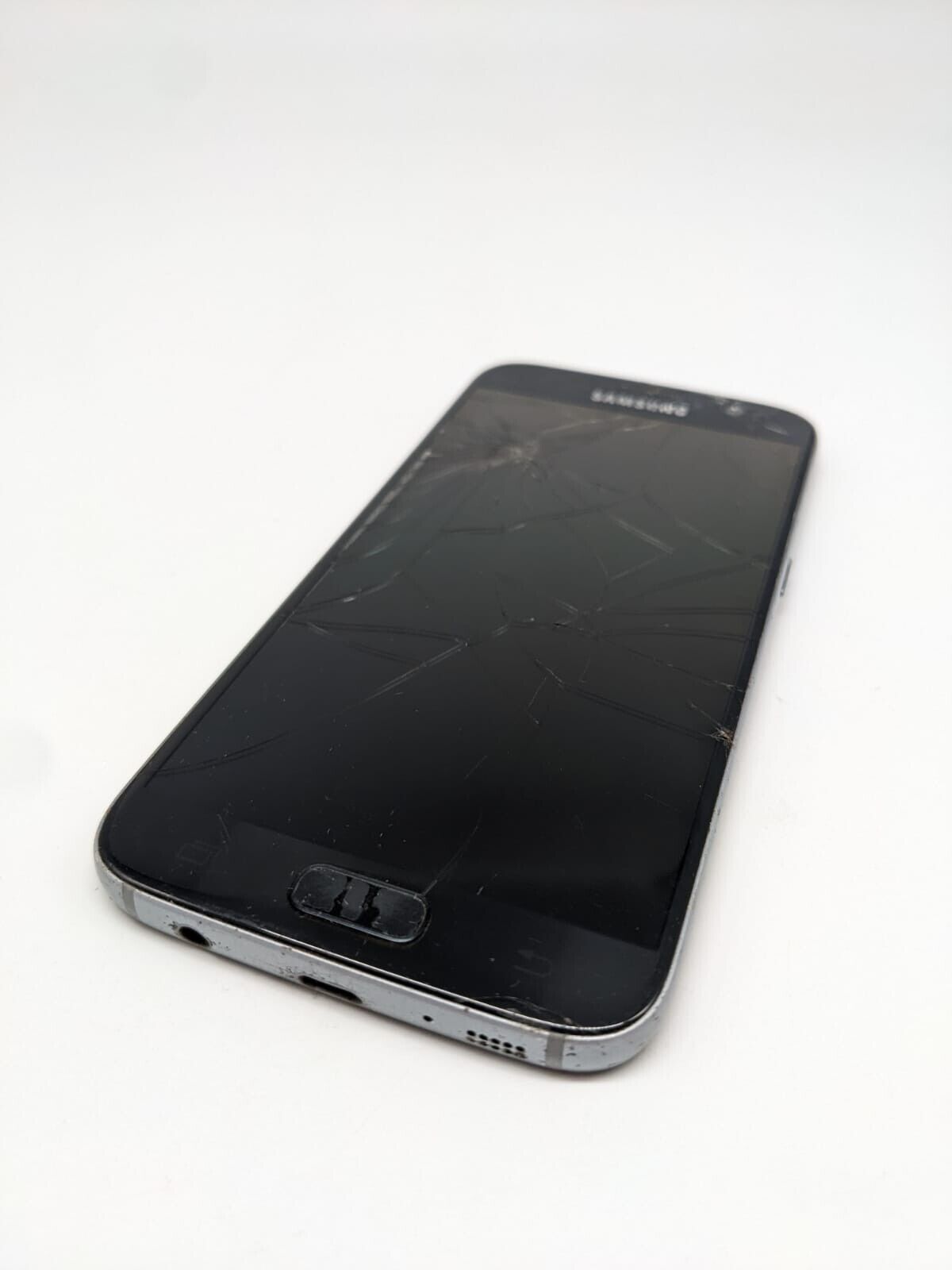 Samsung Galaxy S6 SM-G920F Schwarz Smartphone Ersatzteile Bastler Teilespender