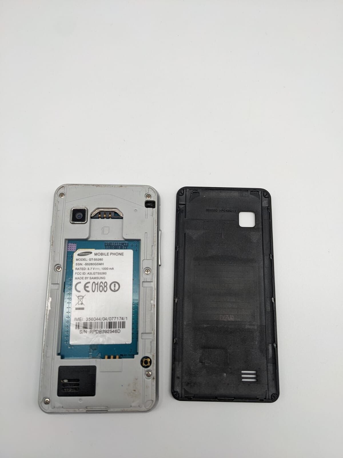 SAMSUNG GT-S5260 Schwarz Smartphone UNGETESTET S0064