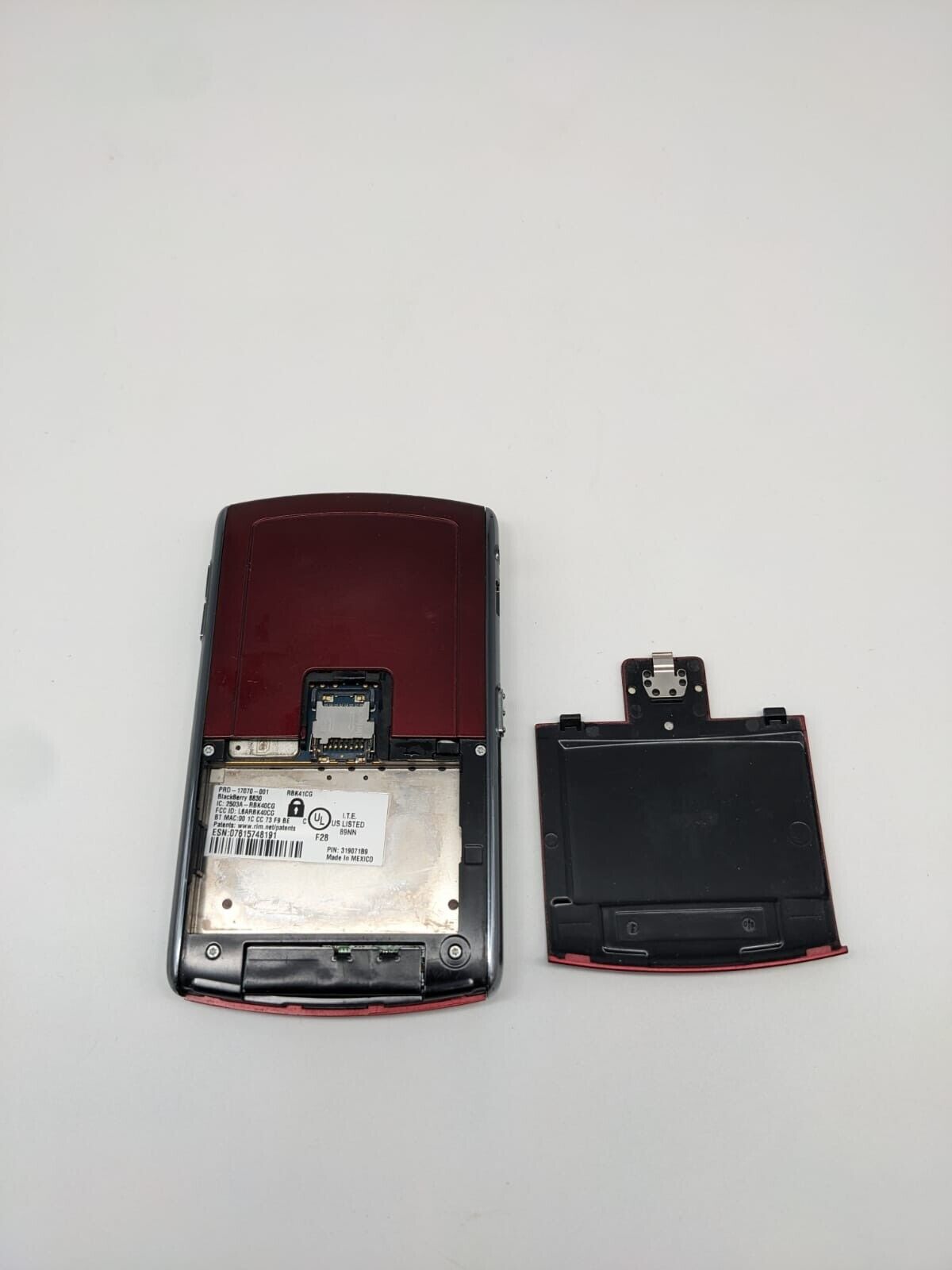 BlackBerry 8830 Verizon Rot QWERTY | OHNE AKKU | UNGETESTET