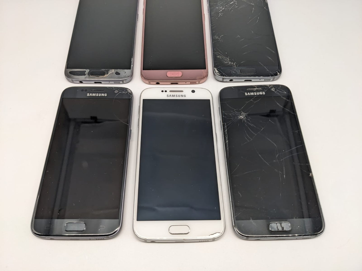6x Samsung Galaxy S7 SM-G930F Konvolut Sammlung Posten | DEFEKT