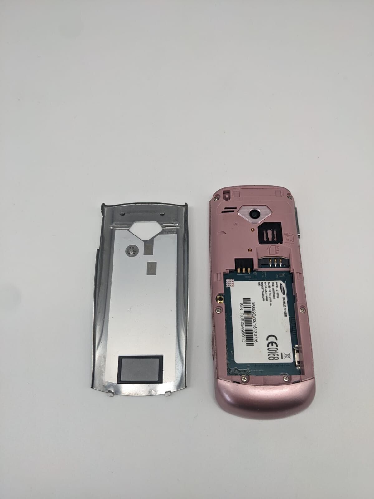 Samsung GT-S5350 Rosa Handy | OHNE AKKU | UNGETESTET
