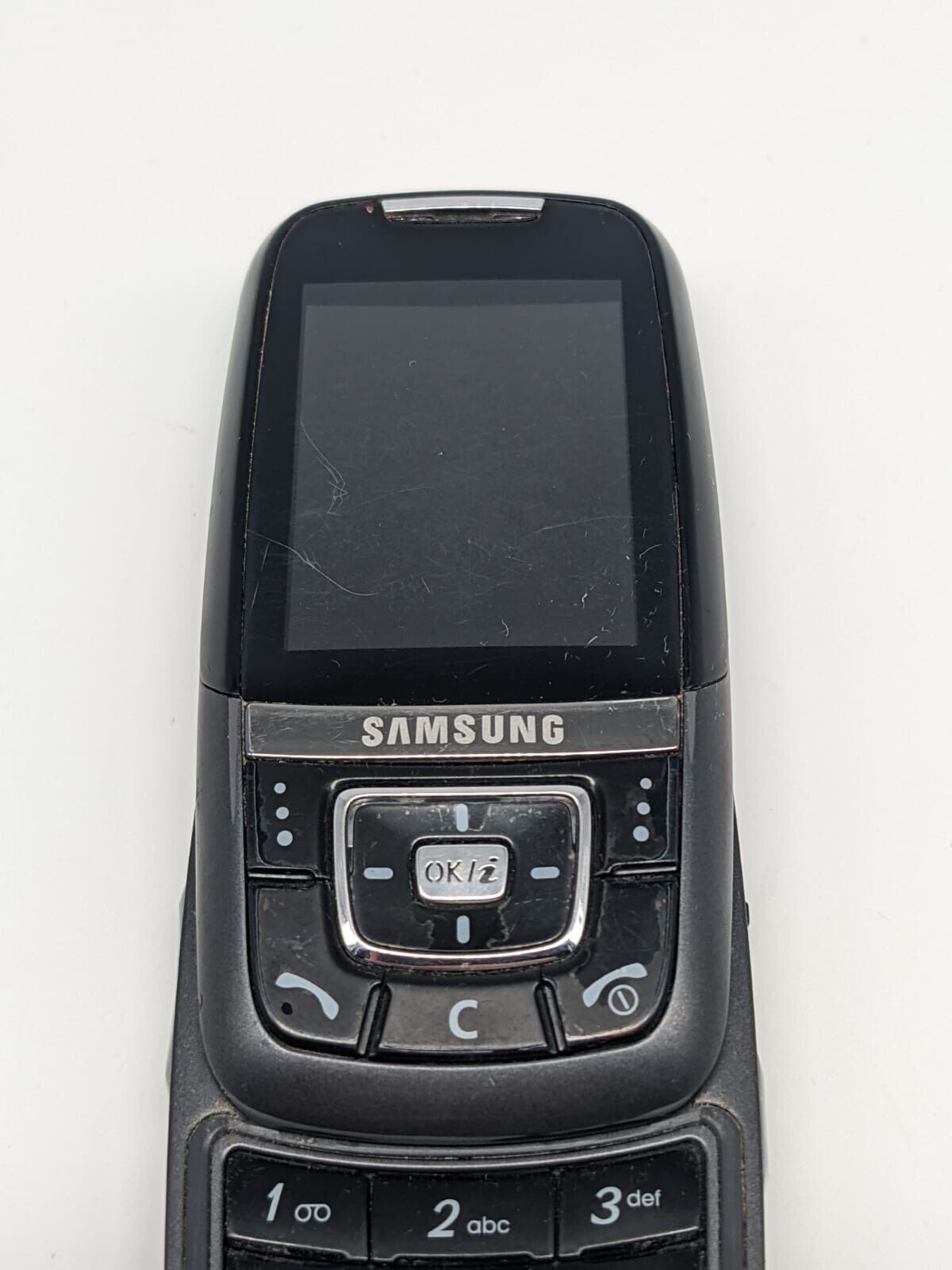 Samsung SGH-D600 Schwarz Handy Retro Vintage | OHNE AKKU | UNGETESTET