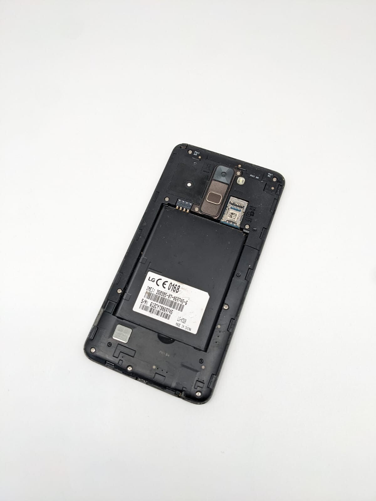 LG STYLUS 2 K520 Schwarz Teilespender Ersatzteile | OHNE AKKU | UNGETESTET