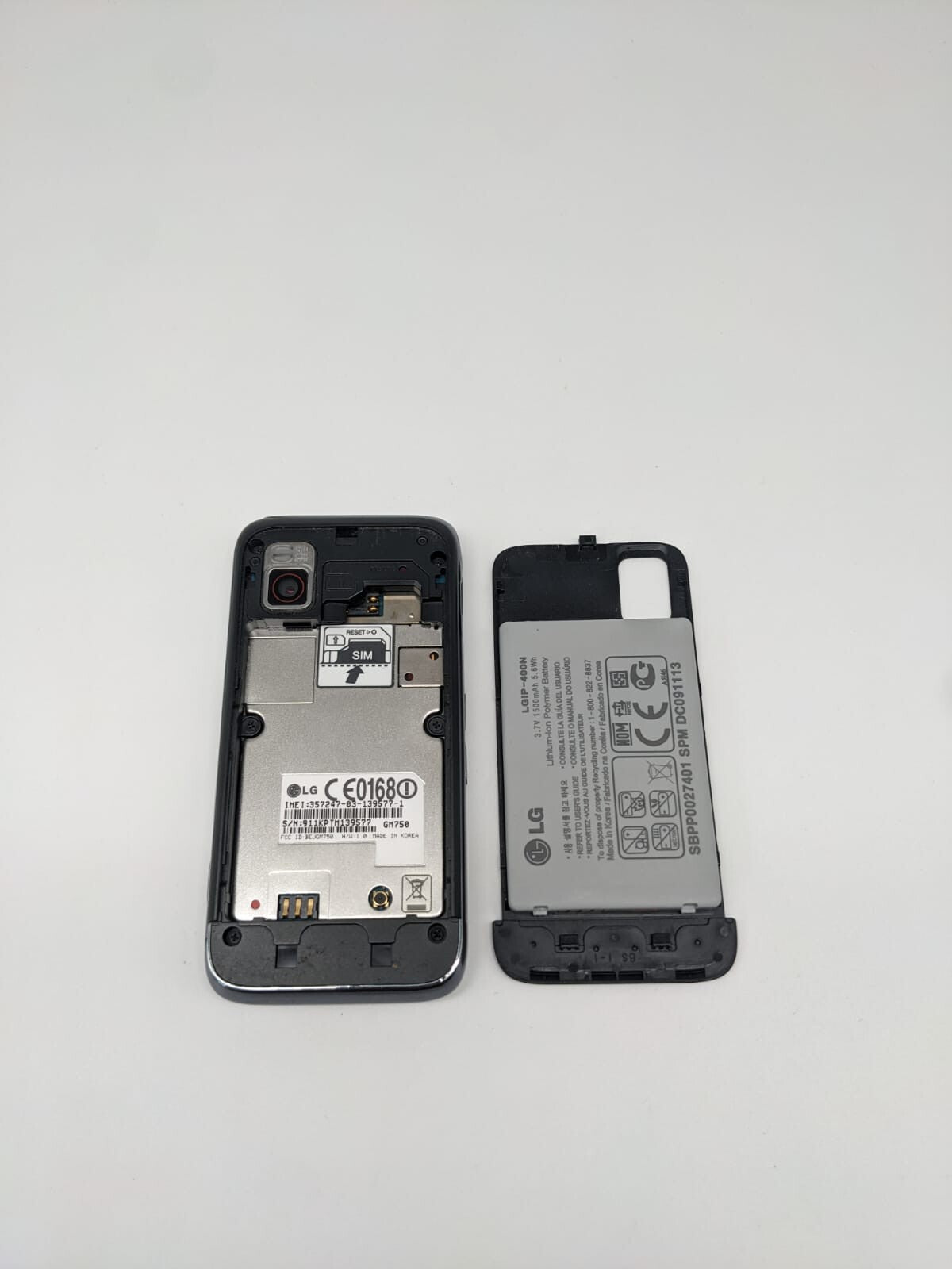 LG GM750 Schwarz Handy Retro Vintage | OHNE SIMLOCK