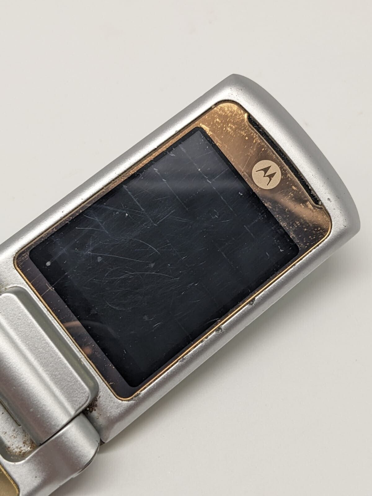 Motorola Moto Krzr K1 Gold Klapphandy | OHNE AKKU | OHNE SIMLOCK