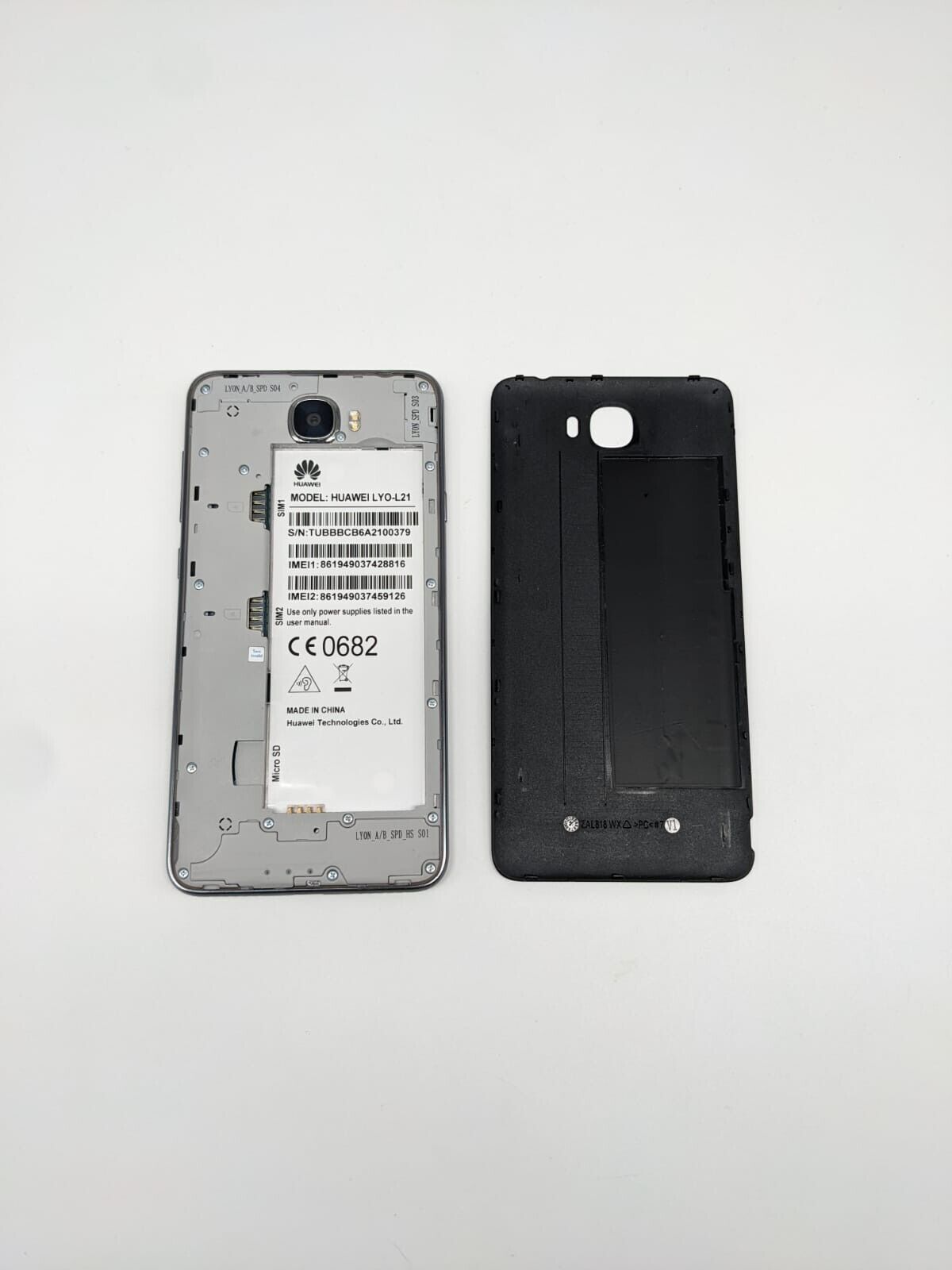 Huawei LYO-L21 Y6 II Compact Dual SIM Smartphone Schwarz | OHNE AKKU | UNGETESTE