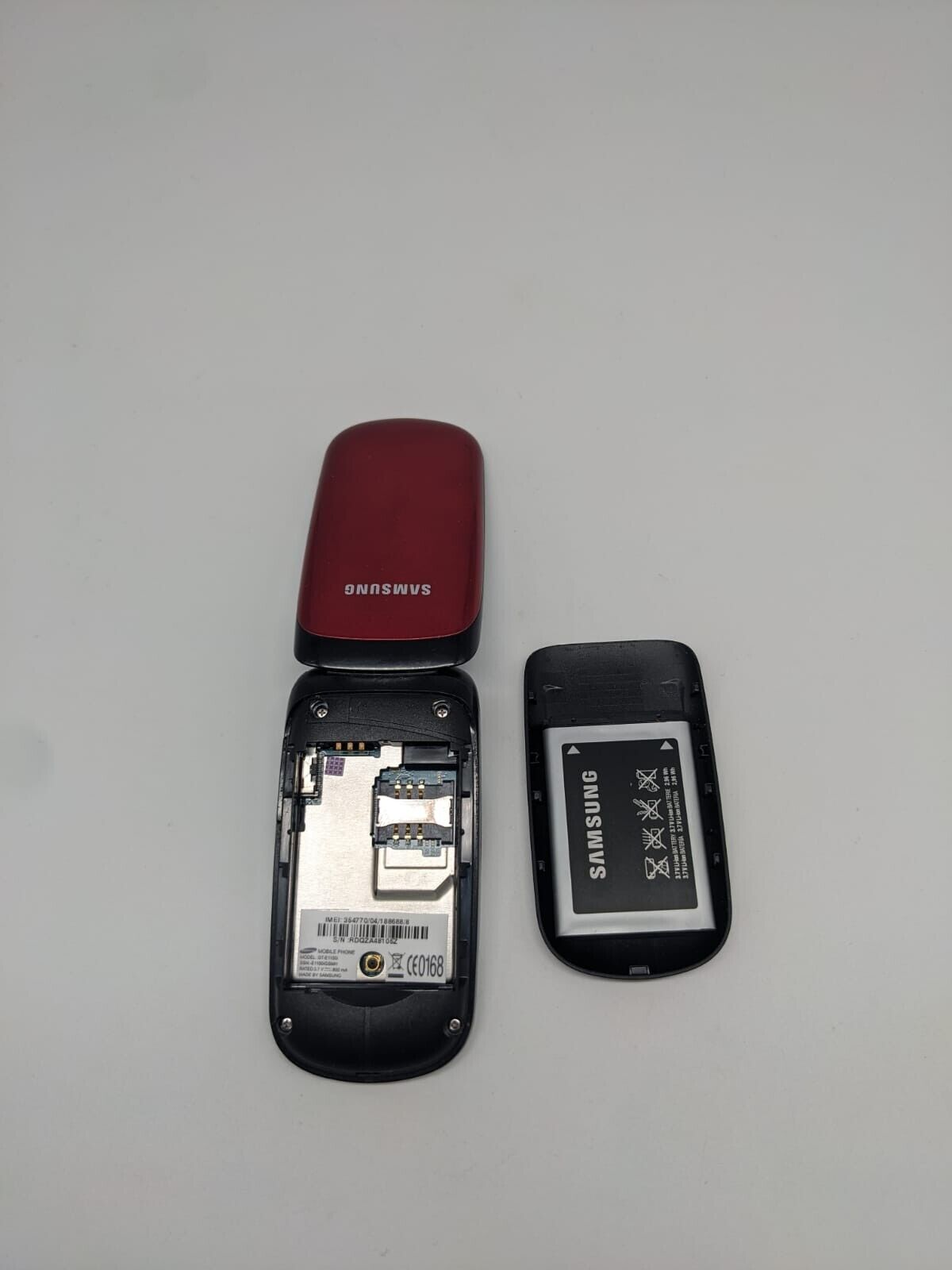 Samsung GT-E1150i Rot Handy Klapphandy | OHNE SIMLOCK