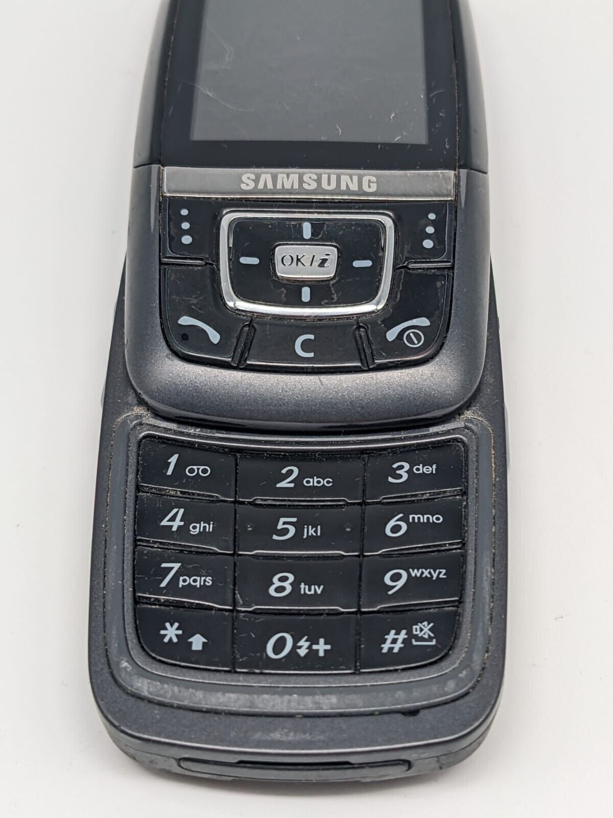 Samsung SGH-D600 Schwarz Handy Retro Vintage | OHNE AKKU | UNGETESTET