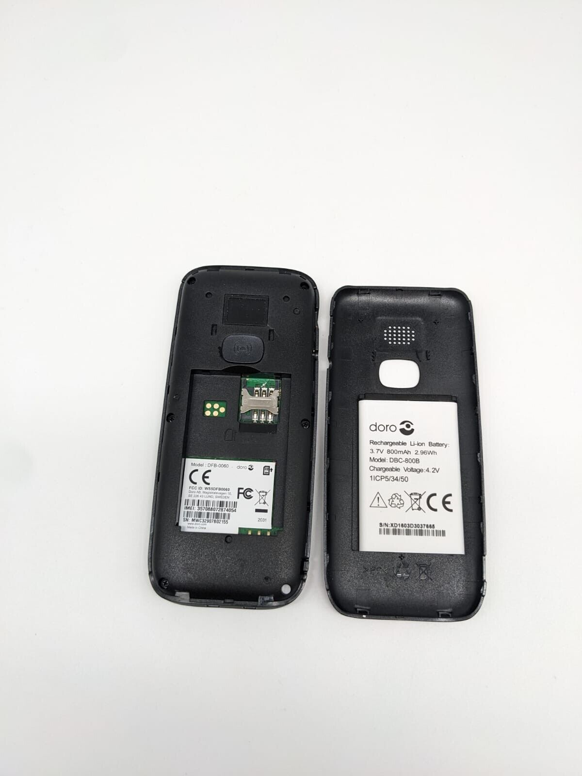 Doro 5030 DFB-0060 Schwarz Seniorenhandy | OHNE SIMLOCK