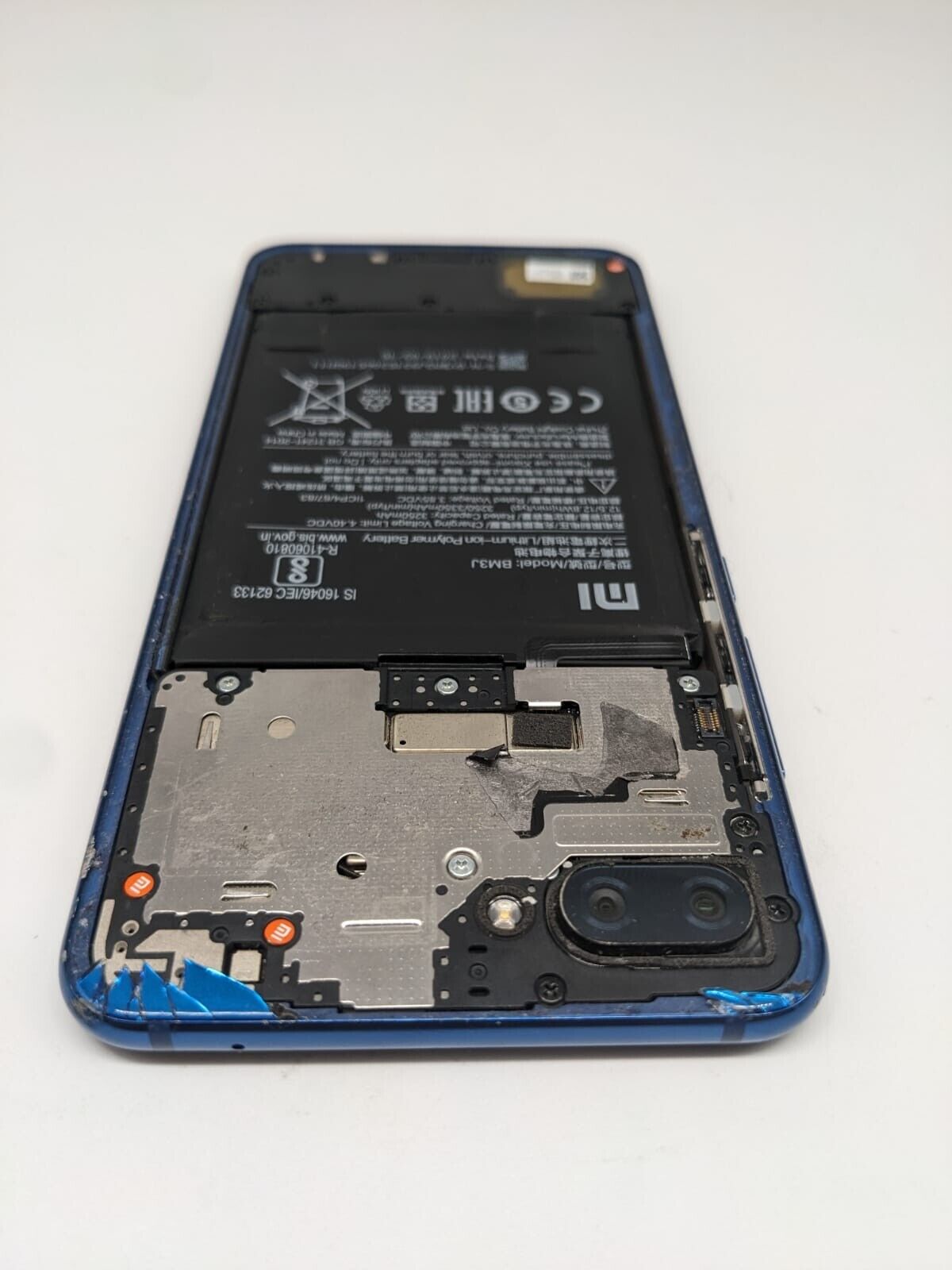 Xiaomi Mi 8 Lite Blau Bastler Teilespender Ersatzteile | DISPLAY DEFEKT