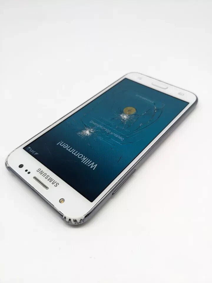 Samsung Galaxy J5 SM-J500H/DS Weiß Smartphone | ÜBERHITZT