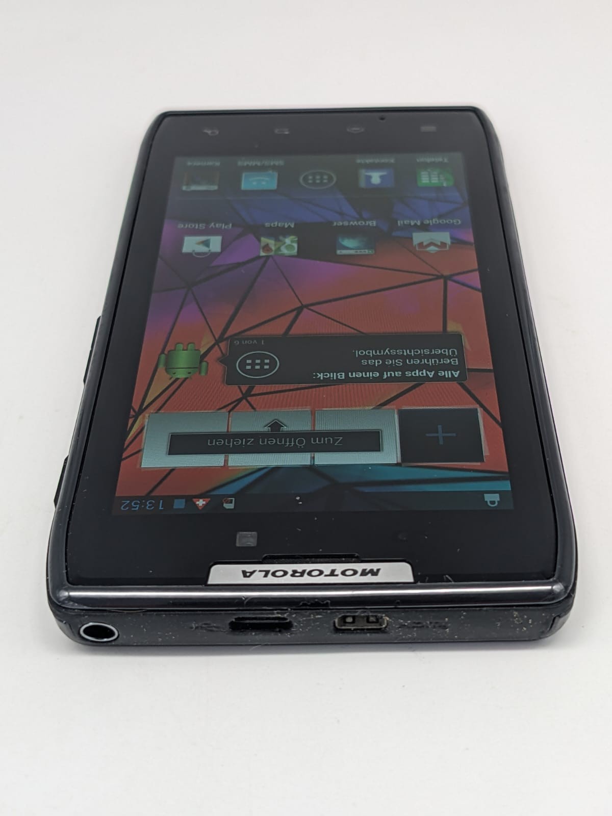 Motorola RAZR HD XT910 Schwarz Smartphone | OHNE SIMLOCK