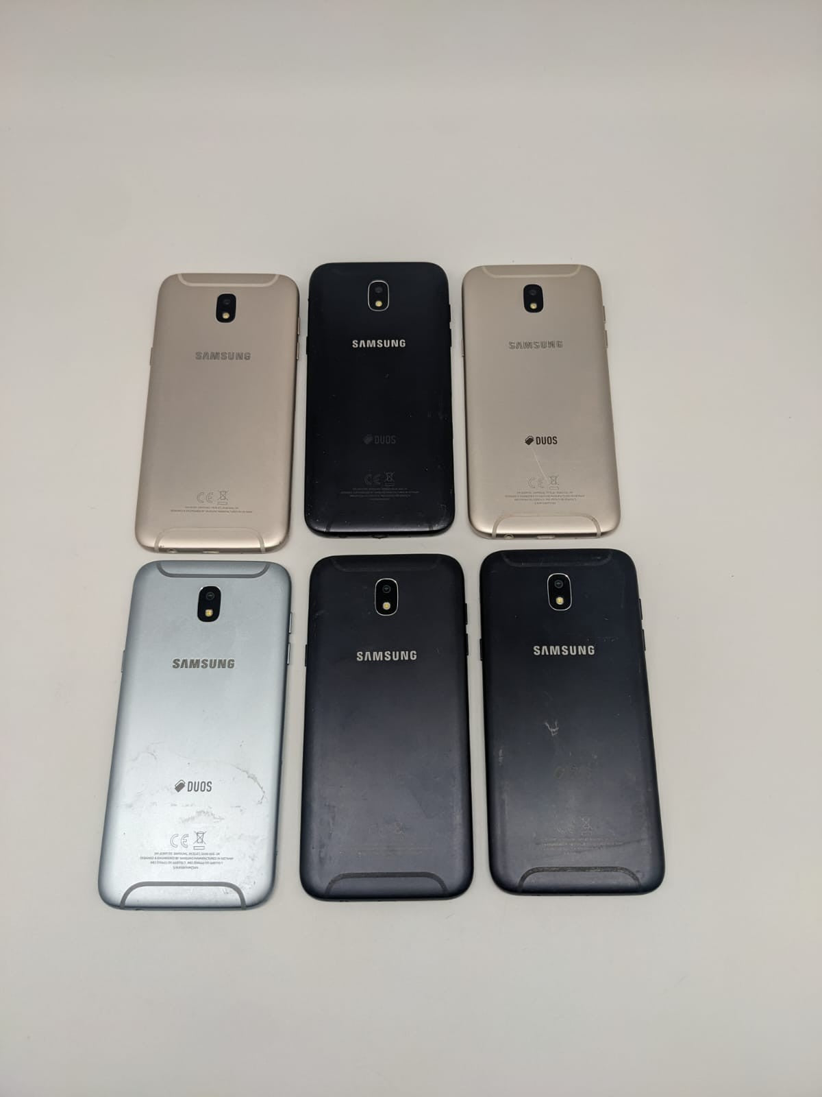 6x Samsung Galaxy J5 2017 J530F Konvolut Sammlung Posten | DEFEKT | UNGETESTET