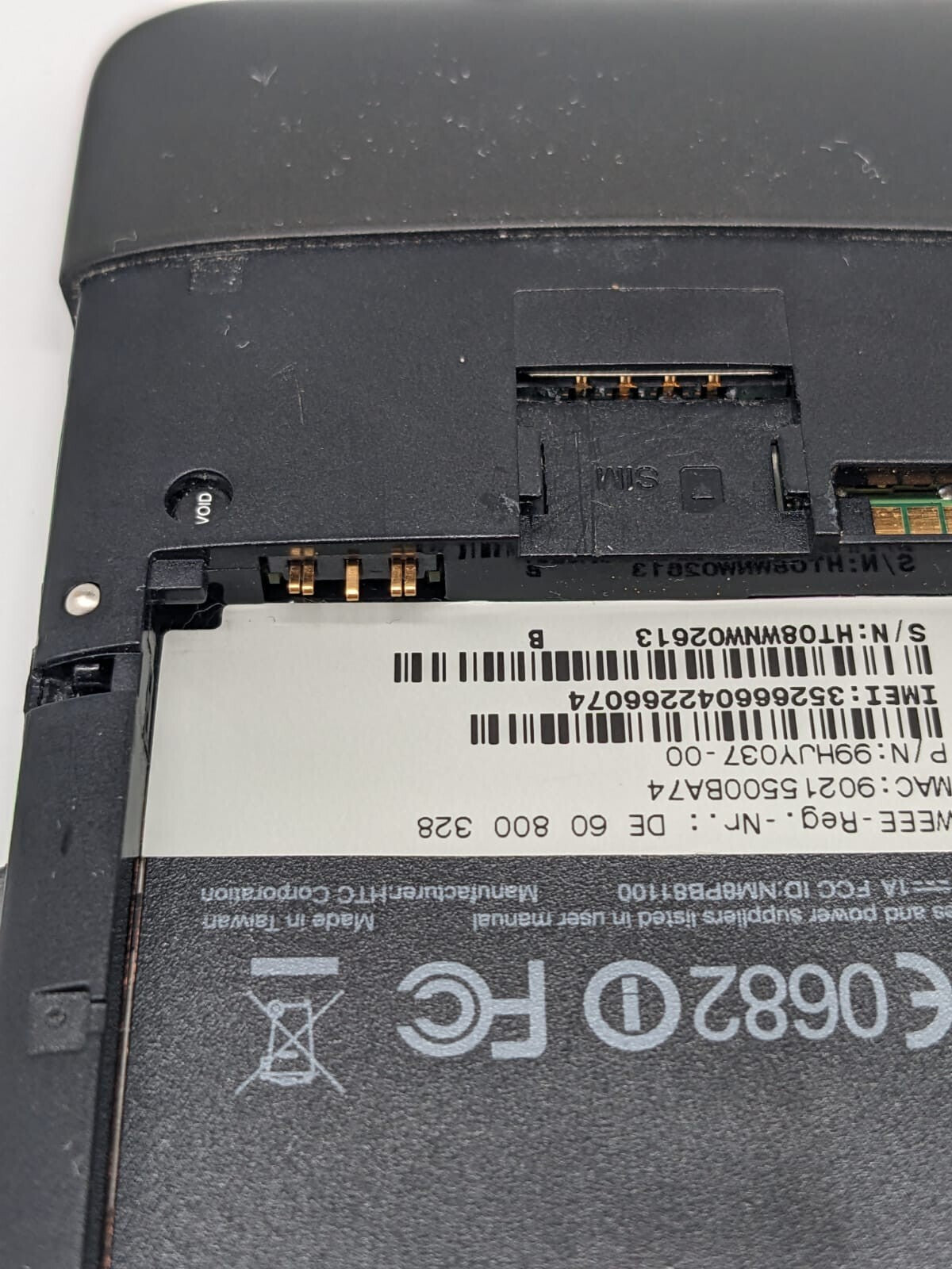HTC HD2 Schwarz Smartphone Teilespender Bastler Ersatzteile | UNGETESTET
