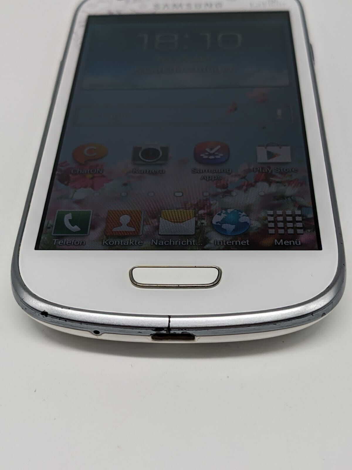 Samsung Galaxy S 3 Mini Weiß Smartphone La Fleur Selten | OHNE SIMLOCK