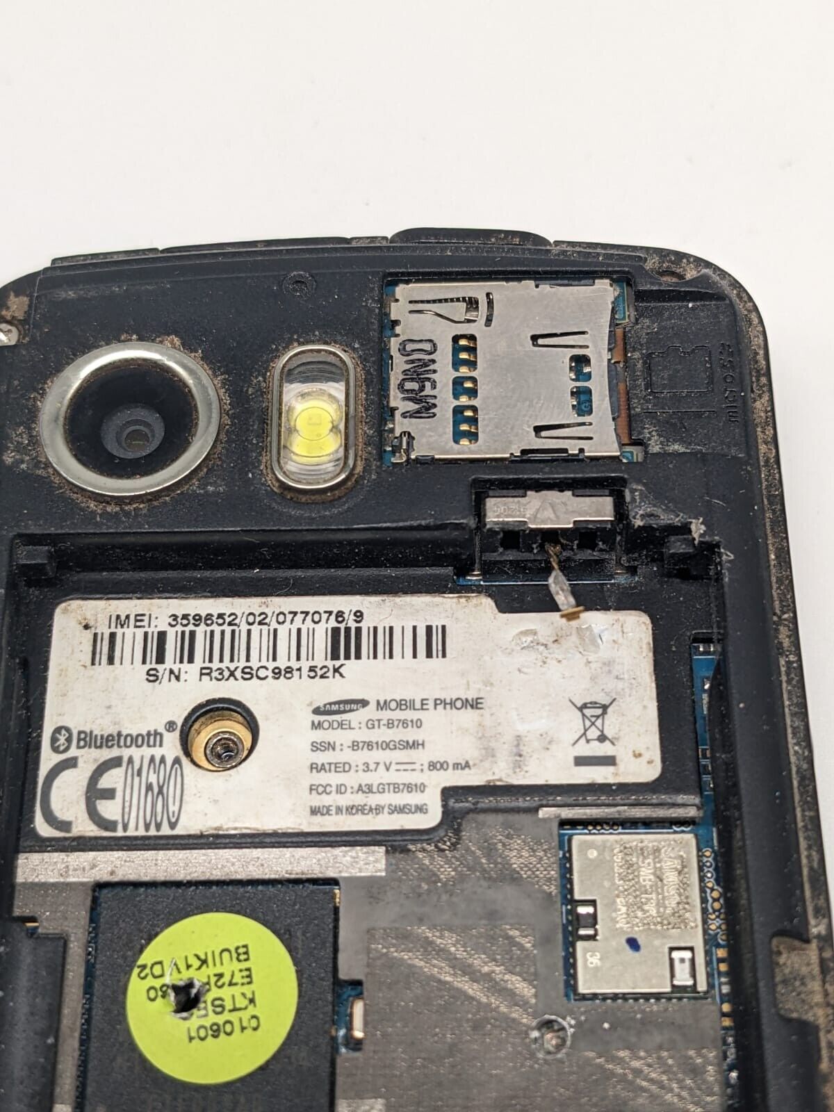 Samsung B7610 Omnia PRO Smartphone QWERTZ Teilespender | DEFEKT