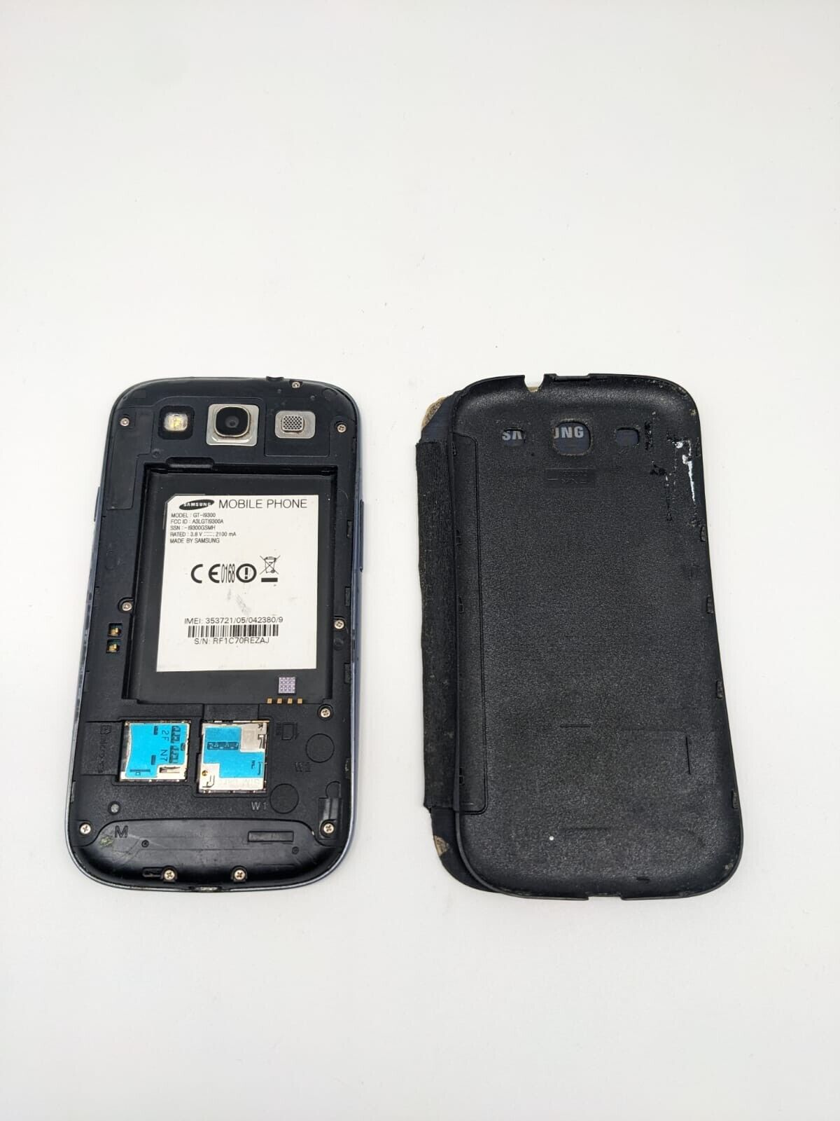 Samsung Galaxy S3 GT-I9300 Blau 16GB Smartphone | OHNE AKKU | OHNE SIMLOCK #X5