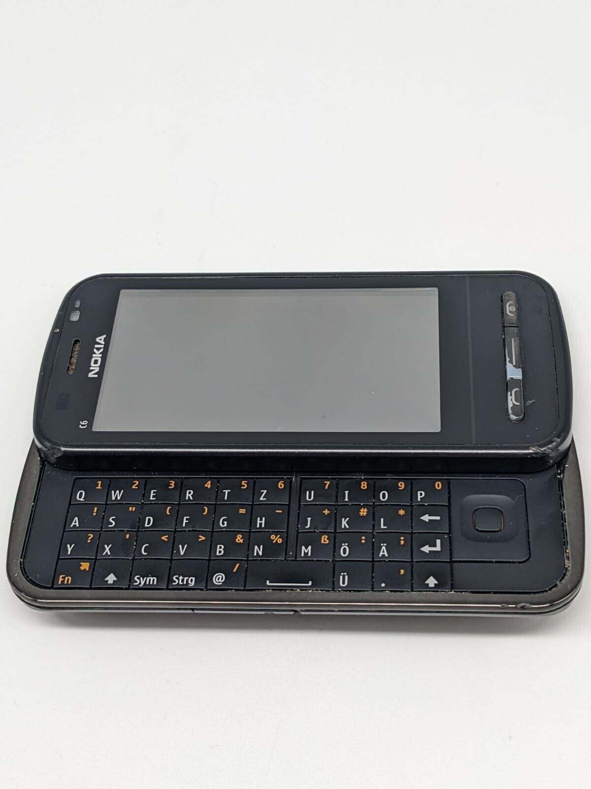 Nokia C6 Schwarz Handy Retro | DISPLAYSCHADEN