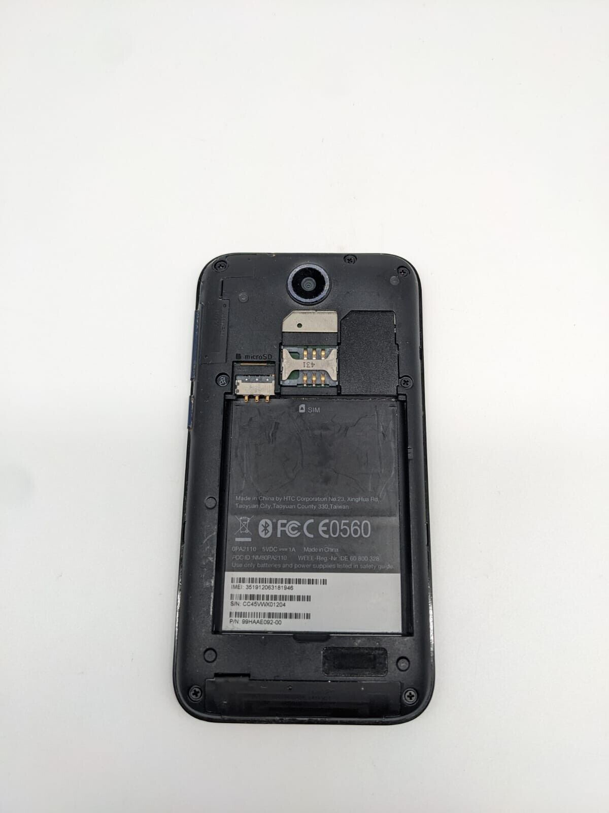 HTC Desire 310 Schwarz/Blau Smartphone | OHNE AKKU | UNGETESTET