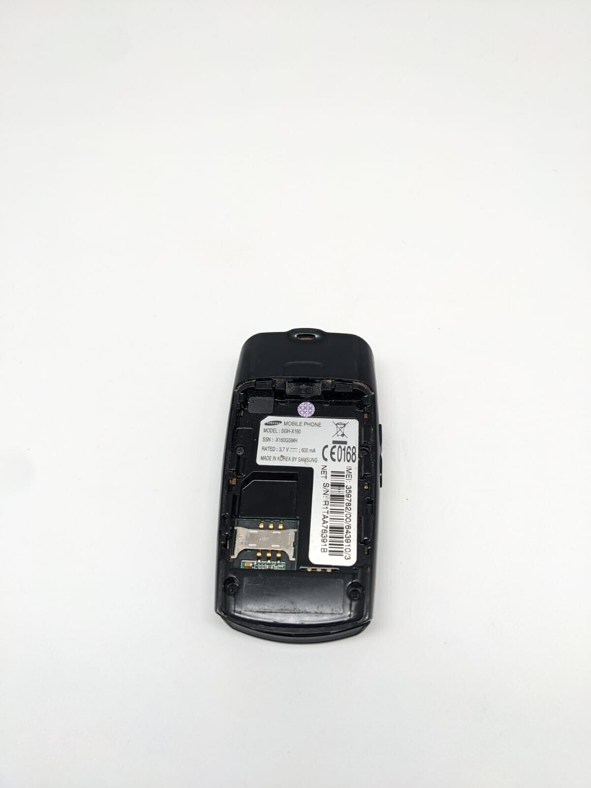 Samsung SGH-X160 Schwarz Klapphandy | OHNE AKKU | OHNE SIMLOCK | FUNKTIONIERT