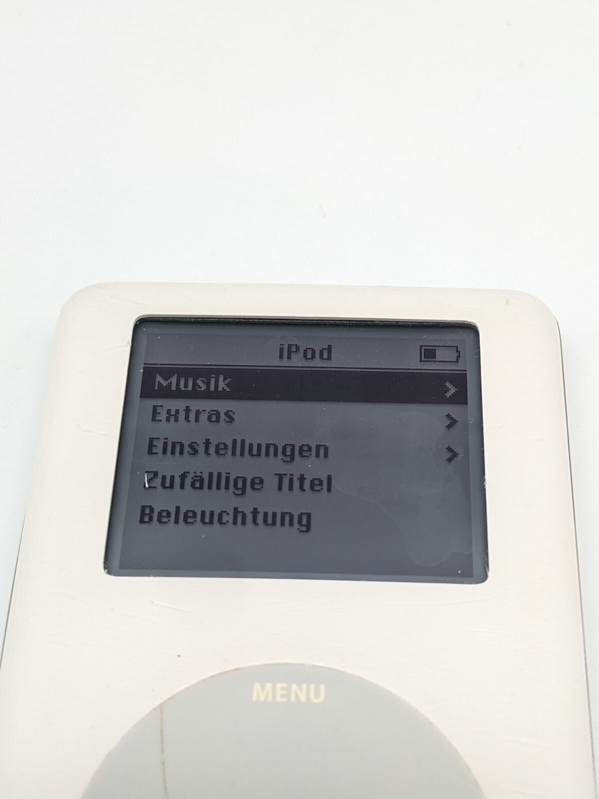 Apple iPod Classic 4. Generation Weiß 20GB A1059 | IPOD LÄDT NUR ZUR HÄLFTE