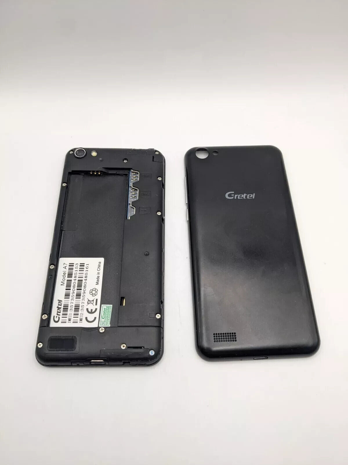 Gretel A7 Schwarz Smartphone | UNGETESTET | OHNE AKKU