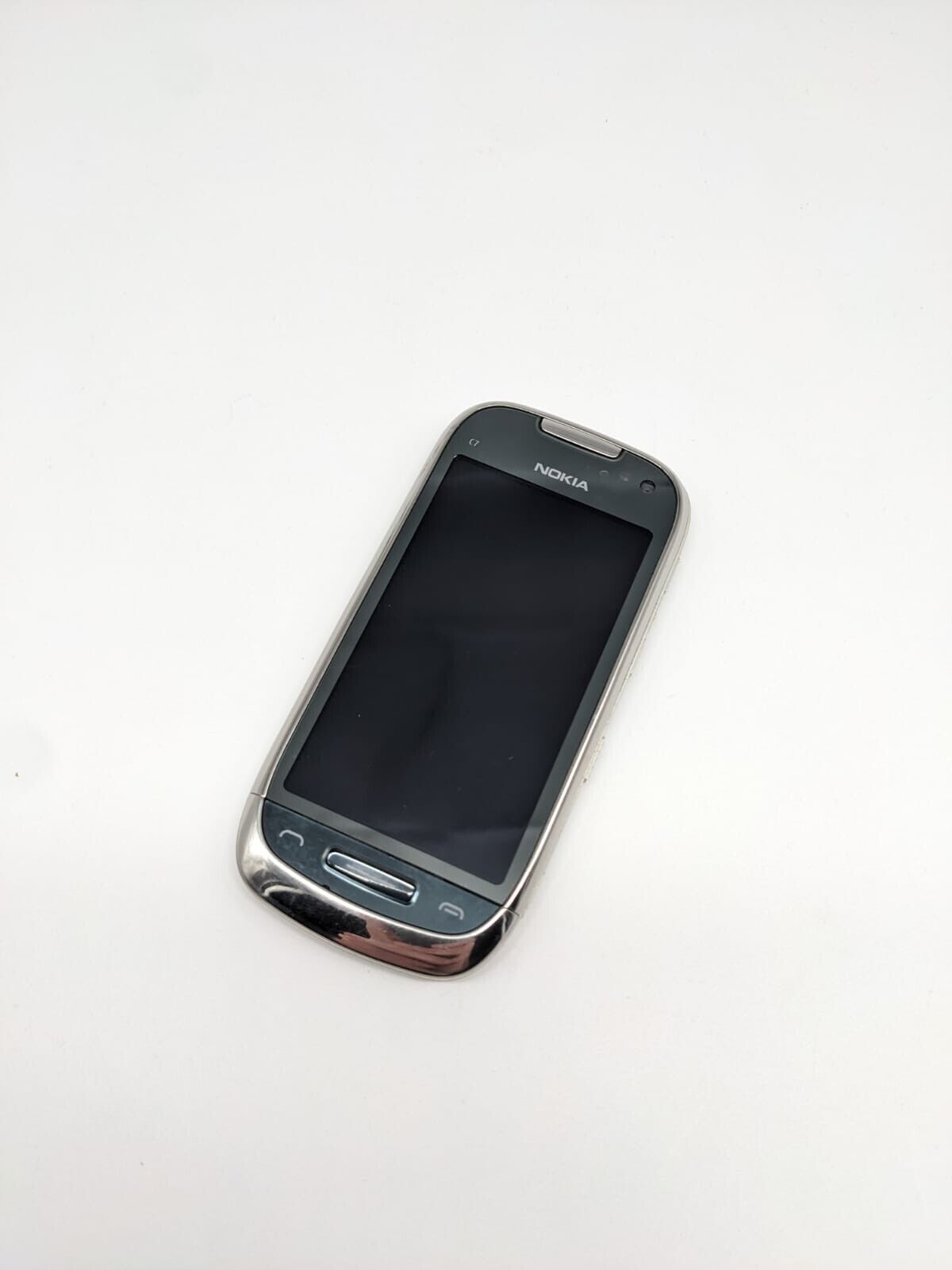 Nokia C7-00 RM-675 8GB Silber | Funktioniert | MIKROFON DEFEKT